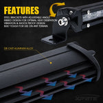 Xprite Sunrise Series 22" Single Row 100W LED Light Bar with Amber Backlight